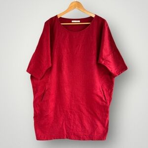 Magic Linen Dress Women Size S